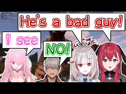 【VCR RUST】Dtto and Aria tried to expose Aruran to Calli【hololive EN/holostars JP】【Eng/JP Sub】