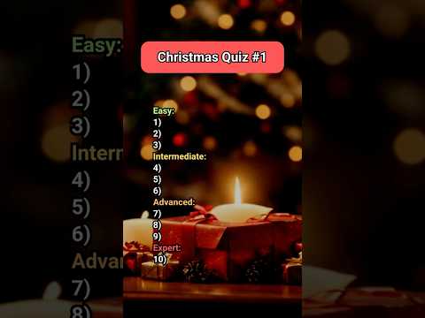 Can You Beat The Ultimate Christmas Trivia Challenge? Christmas Quiz #1