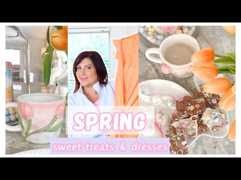 🌸SPRING INSPIRATION: DIY sweet treats, help me to pick my Easter dress, SPRING patio decor shopping🪴