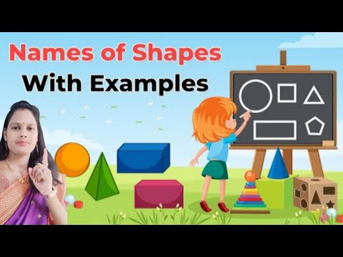 Shapes l name of shapes l with examples l Rhyme l poem l shape songs l basic shapes