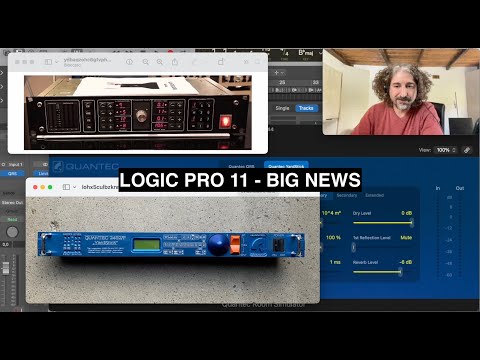 Logic Pro 11.1 - Move Mixer Channels - Plugin Search - New Quantec Reverb - What's New Overview