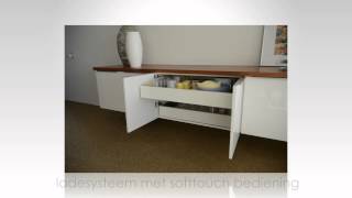 Strak, zwevend dressoir