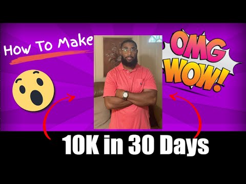 How To Make 10K in 30 Days From Your Phone?