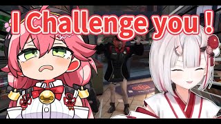 Ayame Challenged Miko to a Car Chase and Beat Her in less than 30 seconds【HoloGTA】【Nakiri Ayame】