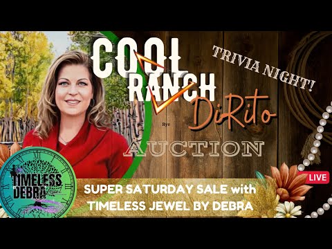 JOIN DEB "TIMELESSJEWELBYDEBRA" and ME for an Auction/Sale & Trivia & Prizes