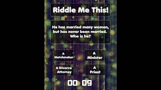 The Forever Bachelor: Who Are His Brides? #funwithriddles