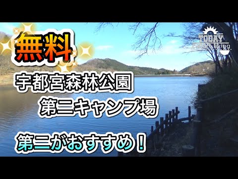 【栃木】完全無料！迷ったら第二キャンプ場！ダムの周辺で森林浴！宇都宮市森林公園キャンプ場　栃木　茨城　関東　無料&格安キャンプ場