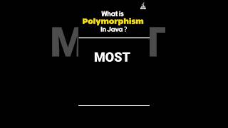 What is Polymorphism in java with example #polymorphism #java