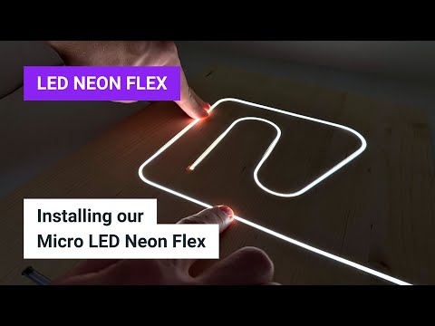 Micro LED Neon Flex: How To Install