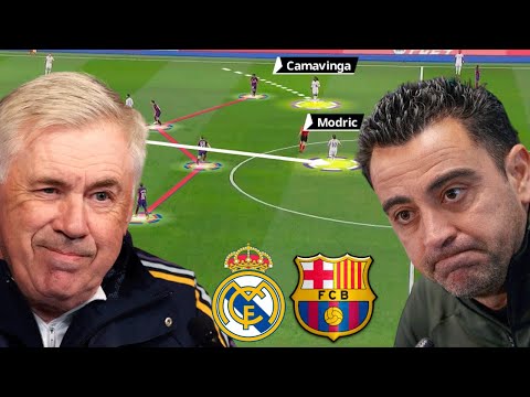 TACTICAL ANALYSIS: REAL MADRID 3-2 BARCELONA | HOW ANCELOTTI BEAT XAVI