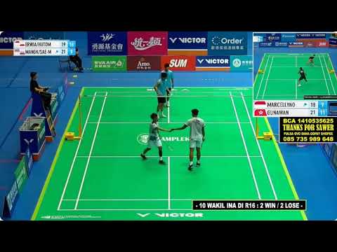 ERWA/HUTOM ( INA) VS. MANG K/SAE M ( THA) |KAOHSIUNG MASTERS 2024