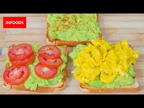 Avocado Sandwiches Recipe | How to Make Avocado Sandwich | Infoods