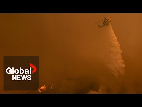 LA wildfires: Drone collision grounds Canadian firefighting aircraft, FBI investigating