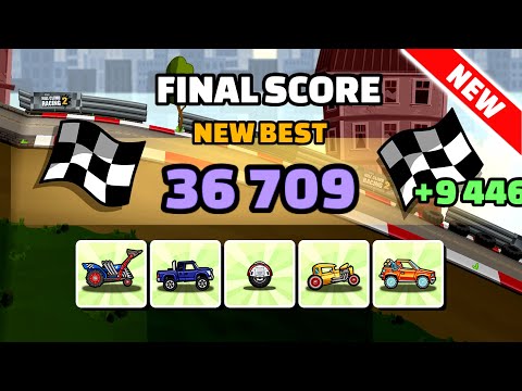 Hill Climb Racing 2 - 36709 (39677 Best) in JUST WING IT Team Event