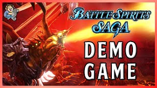 DEMO DECK BATTLE! | The First Battle Spirits Saga Match | Red vs Red