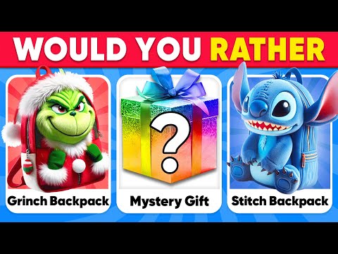 Would You Rather - MYSTERY Gift Edition 🎁🎒 School Edition