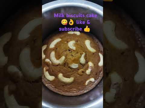 Milk biscuits cake# Homemade cake#easy #tasty😋👌#trending #viral video#