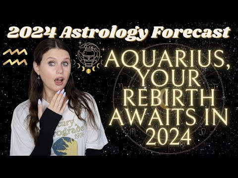 AQUARIUS 2024 YEARLY HOROSCOPE ♒ EVERYTHING is About to Change For You - a Year of Transformation ⚡