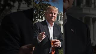 This is UNREAL! Donald Trump drinking whiskey! #madewithai #ai #trump #donaldtrump #america #shorts