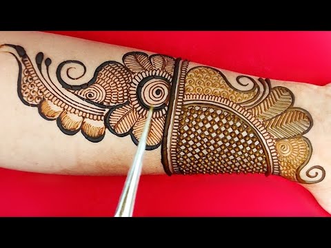 Stylish Rajshtani Bridal Mehndi Design || Latest New Full Hand Mehndi Design || Bridal Mehndi Design