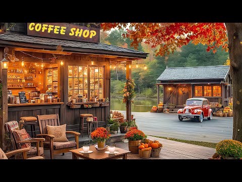 Tranquil Cozy Coffee Shop With Smooth Jazz Music 🎹 Positive Piano Jazz For Studying & Relaxing