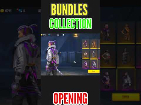 free fire bundles collection crates opening | garena free fire | free fire game | free fire video