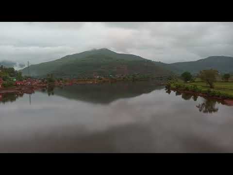 Beautiful Village on bank of river Jagbudi | Kokan | Indian Railways | Konkan Railways