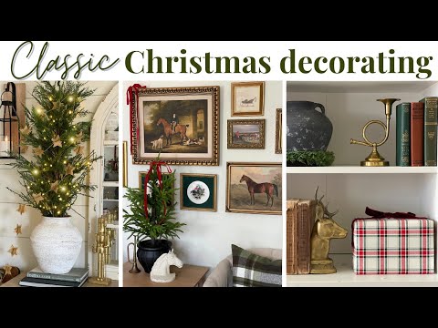 CHRISTMAS DECORATING 2024 🎄 Dickens Inspired Vintage Christmas Decor | Classic Christmas Decorating