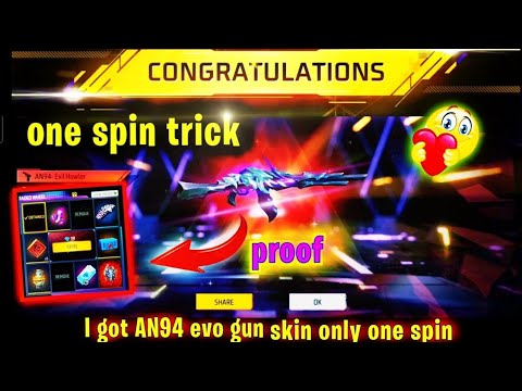 Evo an94 spin free fire || an94 evo gun spin❗️ an94 evo gun faded wheel| free fire new event today❤️