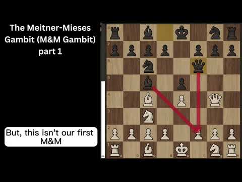 M&M Gambit - The Best Chess Gambit That Exists (Meitner-Mieses Gambit)