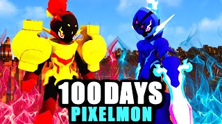 I Spent 100 Days in Minecraft's BEST Mod (Pixelmon)