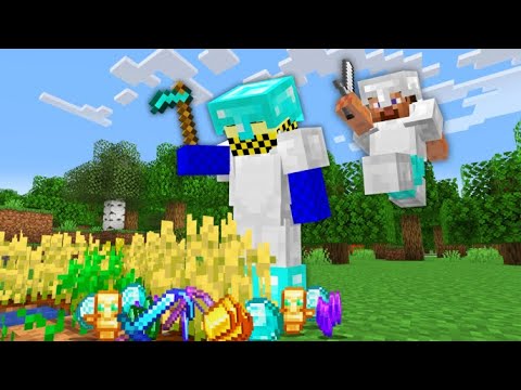 Minecraft Hunger Games, But Farming is OP!