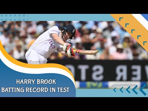 Harry Brook batting record in test career || #harrybrook #india #engvsaus #test #aus #england #brook