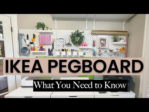 IKEA Skadis Organization Tips and Hacks - Wall Organization Accessories and Things You Should Know