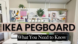 IKEA Skadis Organization Tips and Hacks - Wall Organization Accessories and Things You Should Know