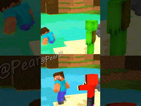 Good JJ vs Bad Mikey Toxic river. - Minecraft Animation #shorts #maizen #minecraft