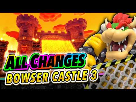 16-Bit Re-Masterpiece!? All Changes in Bowser Castle 3! | Classics VS Mario Kart 8 ANALYSIS