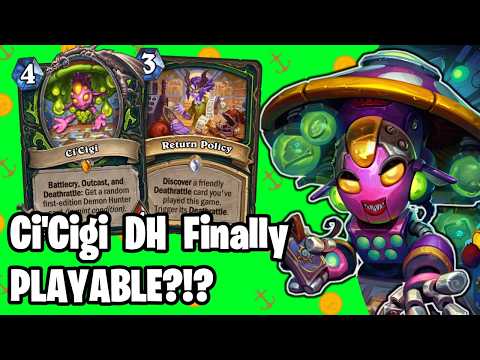 Ci'Cigi DH is Ridiculous! Perils in Paradise Hearthstone Demon Hunter Deck