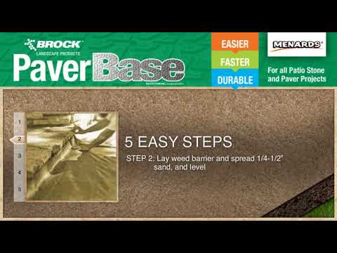 Brock PaverBase Installation Instructions - Menards