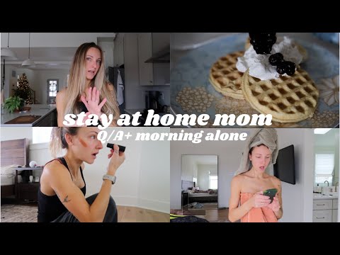 SAHM solo morning Q/A: maintaining 30lb weight loss, workout routine, second baby + more!