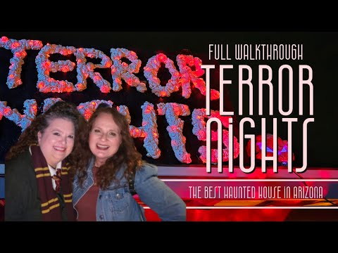 The BEST Halloween Haunted House in Arizona - Terror Nights 2024