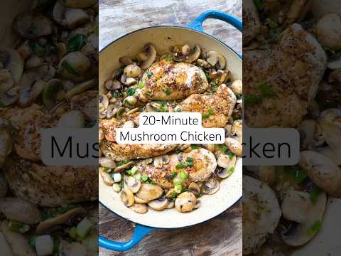 20-Minute Mushroom Chicken Recipe | Easy Chicken Recipe! #chickenrecipe