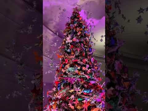 This year's Origami Tree theme is Beautiful Bugs!