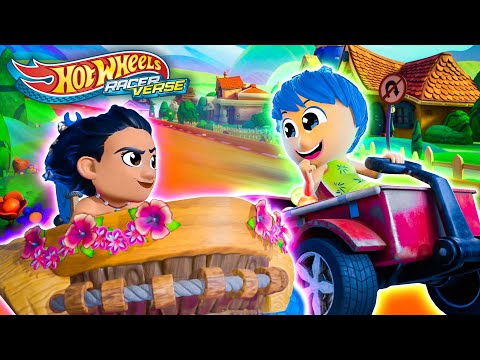 Disney Cars Compete in The Mickey Mouse Invitational Relay Race! | Hot Wheels RacerVerse