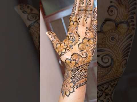 #shorts beautiful Arabic mehndi design 2025