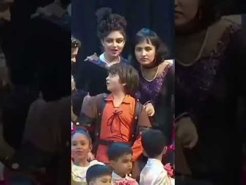 Aaradhya  with Abram At Annual Day Function #aishwarya #aaradhya #sharukhkhan #abraham #youtubeshort