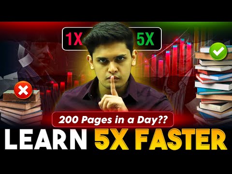 3 Steps to Read and Learn Anything Faster🔥|  Best Method to Learn Scientifically | Prashant Kirad