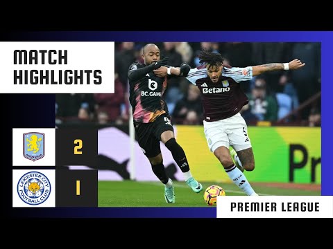 Aston Villa - Leicester City | 2:1 | Highlights | Premier League 2024-25 | aston villa leicester