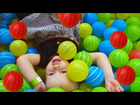 Indoor Playground Family Fun for kids with Spelling - Ball Pits, Inflatables, Trampolines, Slides