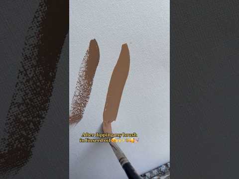 OIL PAINTING HACK ✨ #artist